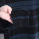 Removal of the bidding and cabinet! A simple and fashionable striped round neck and velvet round neck pullover knitted sweater for men in spring and autumn