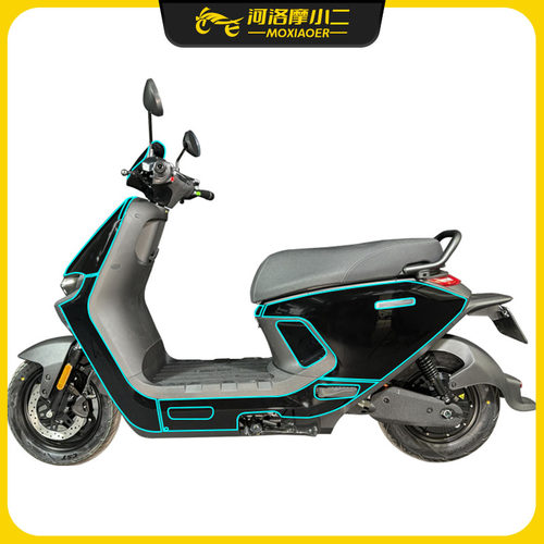 适用25-26款九号N370C/N385C隐形车衣贴膜车身防刮TPU贴纸改装件 - 图3