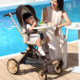 High view two-way stroller with reclining stroller