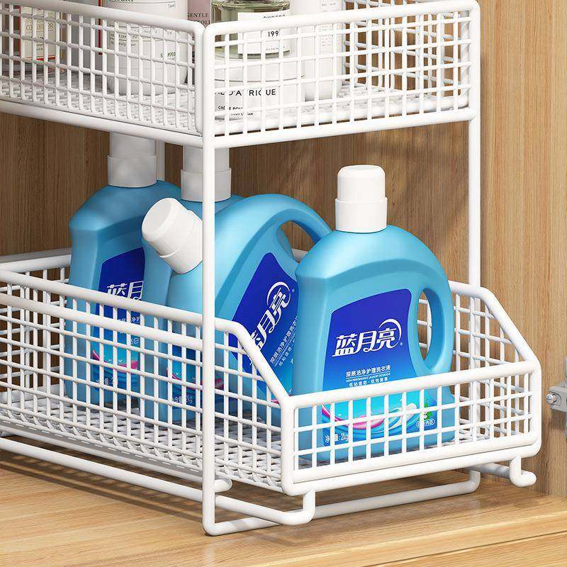 卫生间下水槽置物架浴室柜下抽拉收纳洗漱洗手台下水道柜子分层架,淘宝优惠券,粉丝福利购,淘宝优惠卷