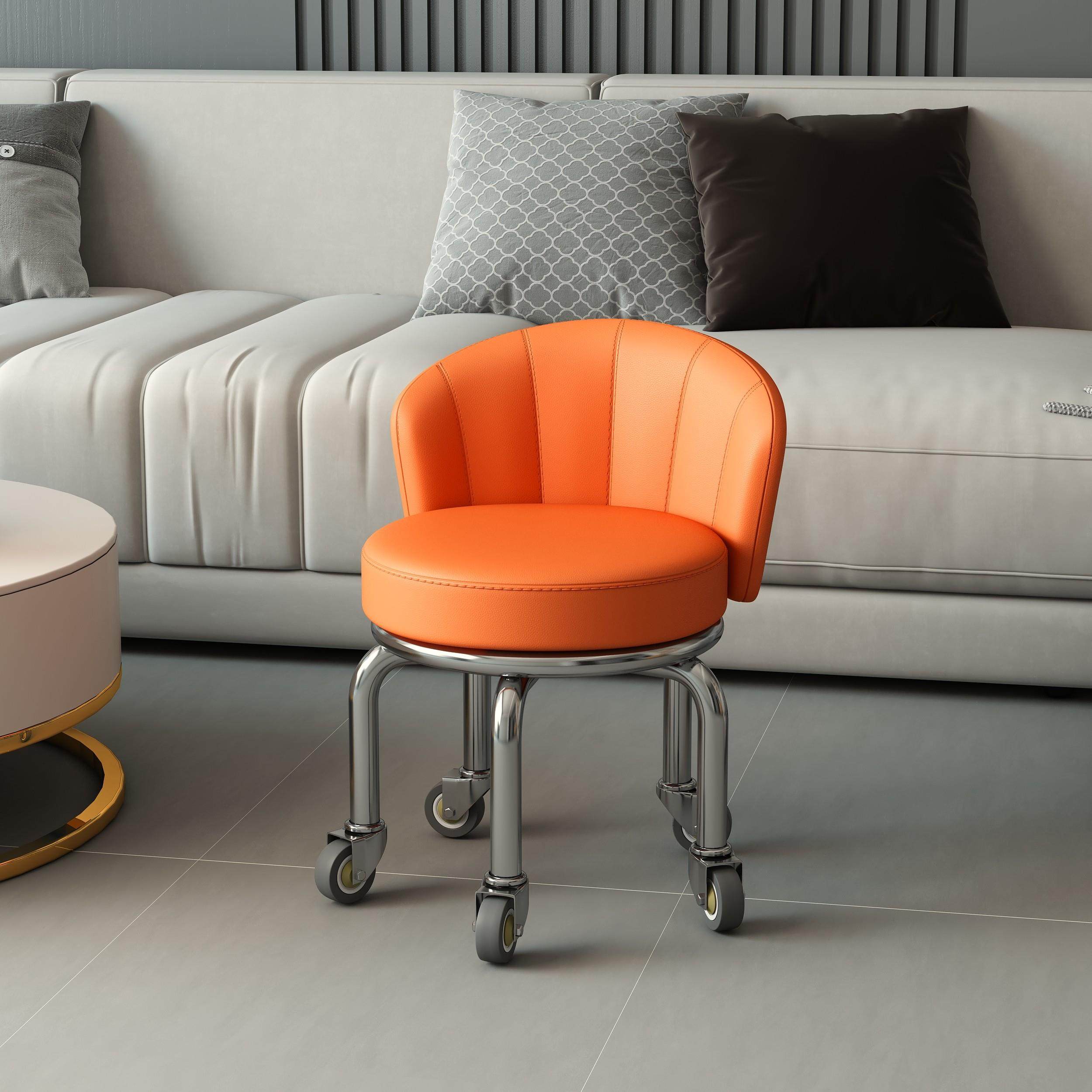 万向轮家用靠背小板凳滑轮矮凳圆凳美缝凳子移动凳子儿童学步凳,淘宝优惠券,粉丝福利购,淘宝优惠卷