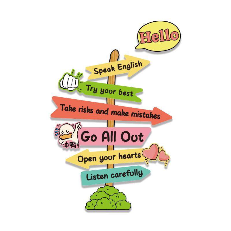 英语角教室布置装饰环创工作幼儿园托管班级文化培训机构墙面贴纸,淘宝优惠券,粉丝福利购,淘宝优惠卷