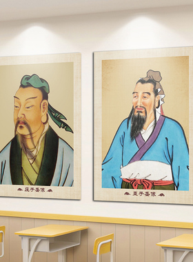 古代圣贤孔子画面海报海报墙贴画