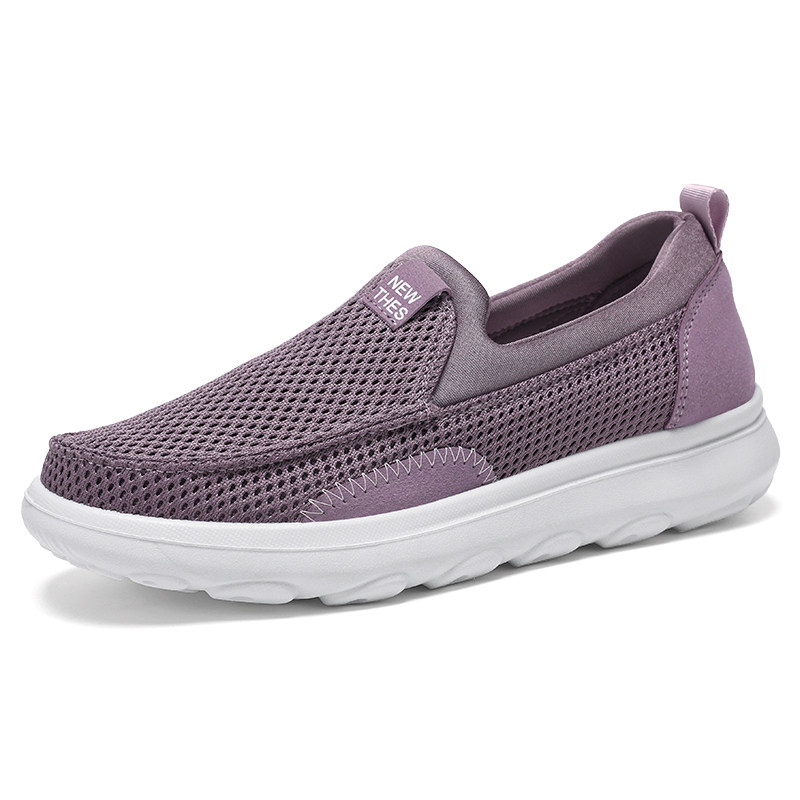 夏季网面大码女鞋老北京布鞋一脚蹬懒人鞋透气软底休闲网鞋35-44,淘宝优惠券,粉丝福利购,淘宝优惠卷