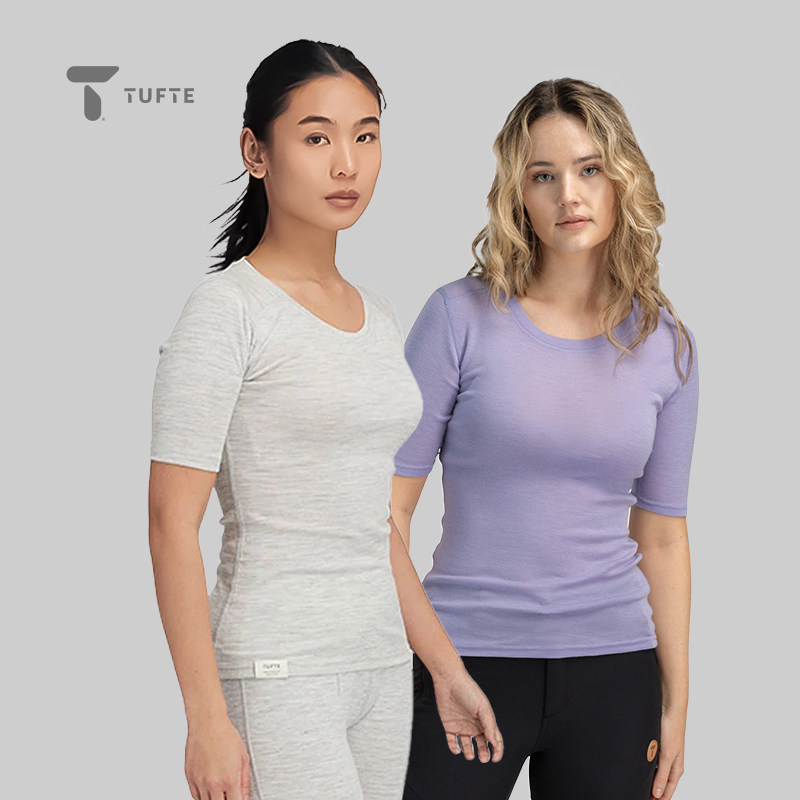 TUFTE美丽奴羊毛T恤女士 户外短袖徒步运动跑步背心透气速干排汗,淘宝优惠券,粉丝福利购,淘宝优惠卷