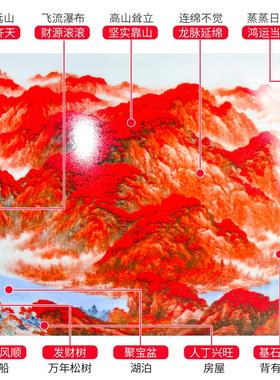 景德镇陶瓷器鸿运当头聚宝盆摆件中式家居饰品客厅玄关养鱼缸摆件