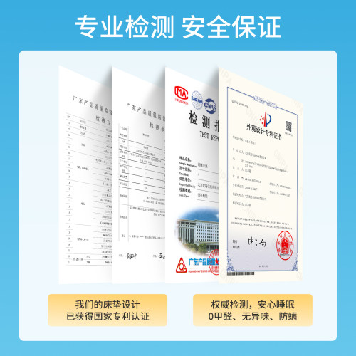 帝斯席梦思加硬天然椰棕垫床垫适老床垫环保护脊护腰0胶水无甲醛 - 图0
