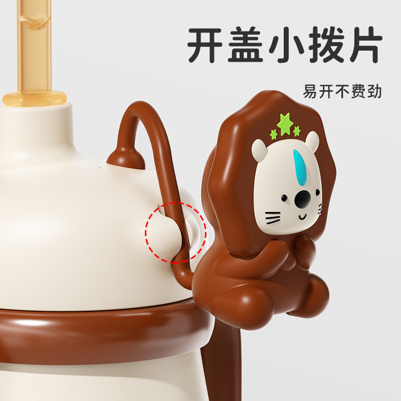 婴儿保温杯宝宝奶瓶一岁以上学饮水杯小月龄吸管杯儿童1-3岁喝水