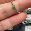 Jade A-grade national standard 925 silver inlaid ring