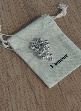 L'amour可调节日韩ins风葡萄串珠项链女简约时尚百搭小众设计感