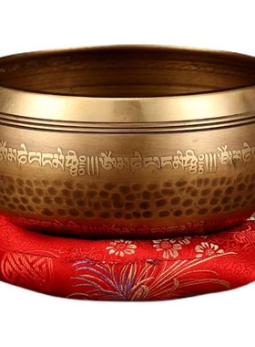 佛音钵尼泊尔满月钵纯铜钵碗音钵音碗手工音疗颂钵盂瑜伽采耳全套