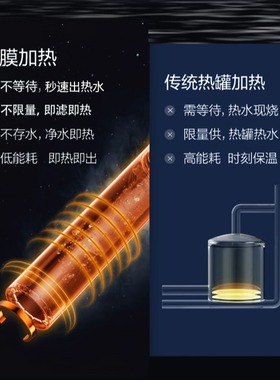 净热一体机净水器家用厨下可调温即滤即饮直饮净饮机反渗透纯水机