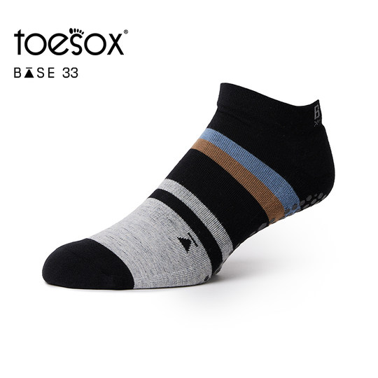 Toesox base33 co-branded yoga sports socks professional fitness Pilates sweat-absorbent non-slip socks for men Rise