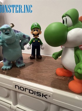 温柔的苏利文怪兽毛毛公仔摆件模型