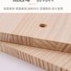 Solid wood hole board custom kindergarten wall storage rack wooden living room entrance decoration Nordic