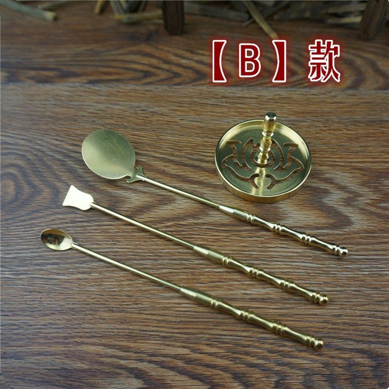 香道用具四件套纯铜香篆套装沉香用品用具 灰压香勺香铲香篆香印,淘宝优惠券,粉丝福利购,淘宝优惠卷