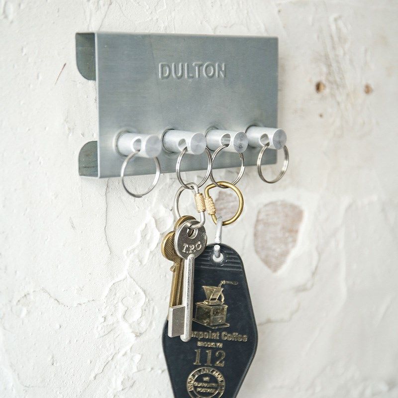 包邮 DULTON金属钥匙架磁吸钥匙圈玄关小物收纳便捷复古钥匙盒,淘宝优惠券,粉丝福利购,淘宝优惠卷