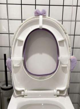 冬季加厚毛绒马桶家用垫四季通用