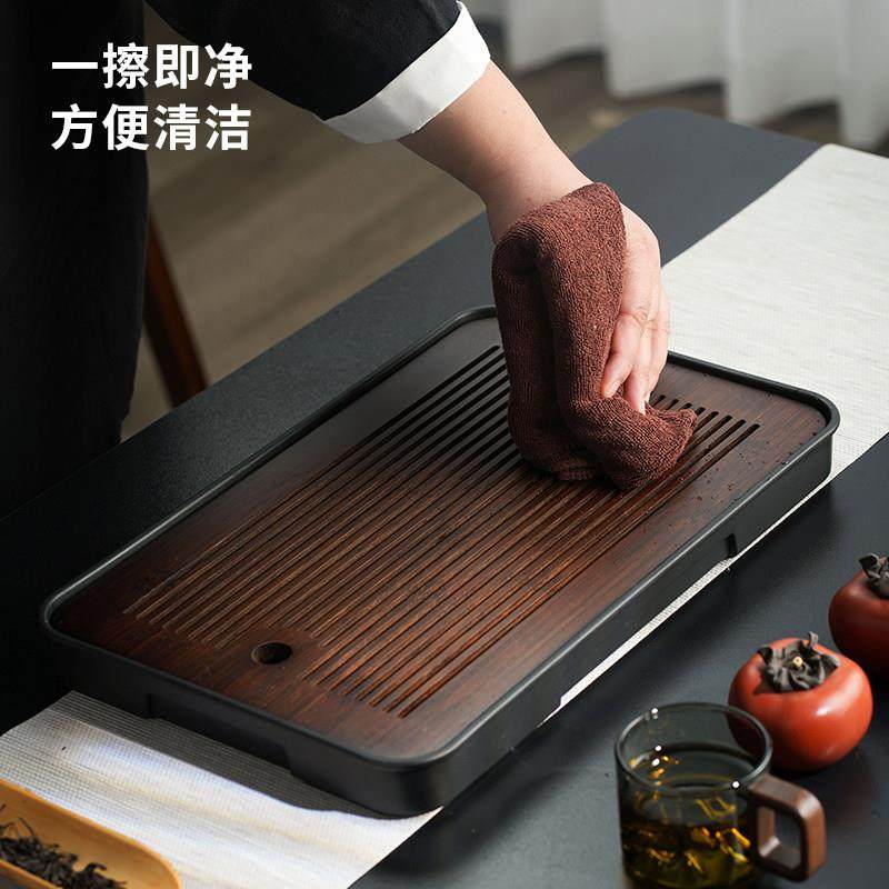 家用现代简约小茶台干泡沥水功夫茶具储水竹托盘套装小型茶盘配件,淘宝优惠券,粉丝福利购,淘宝优惠卷