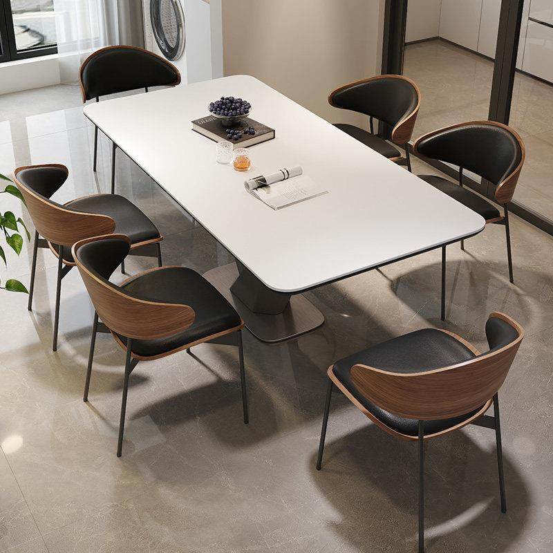 国补2025新款交叉台岩板餐桌轻奢现代简约极简风饭桌设计师饭桌,淘宝优惠券,粉丝福利购,淘宝优惠卷