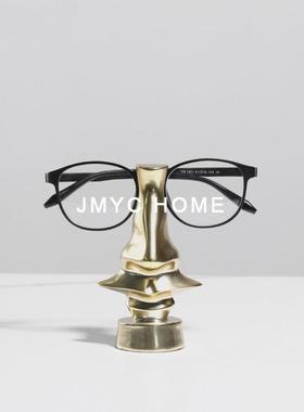 现ZUE代轻创意艺术眼电镜饰支架装创意样板间奢玄关视柜书桌酒柜