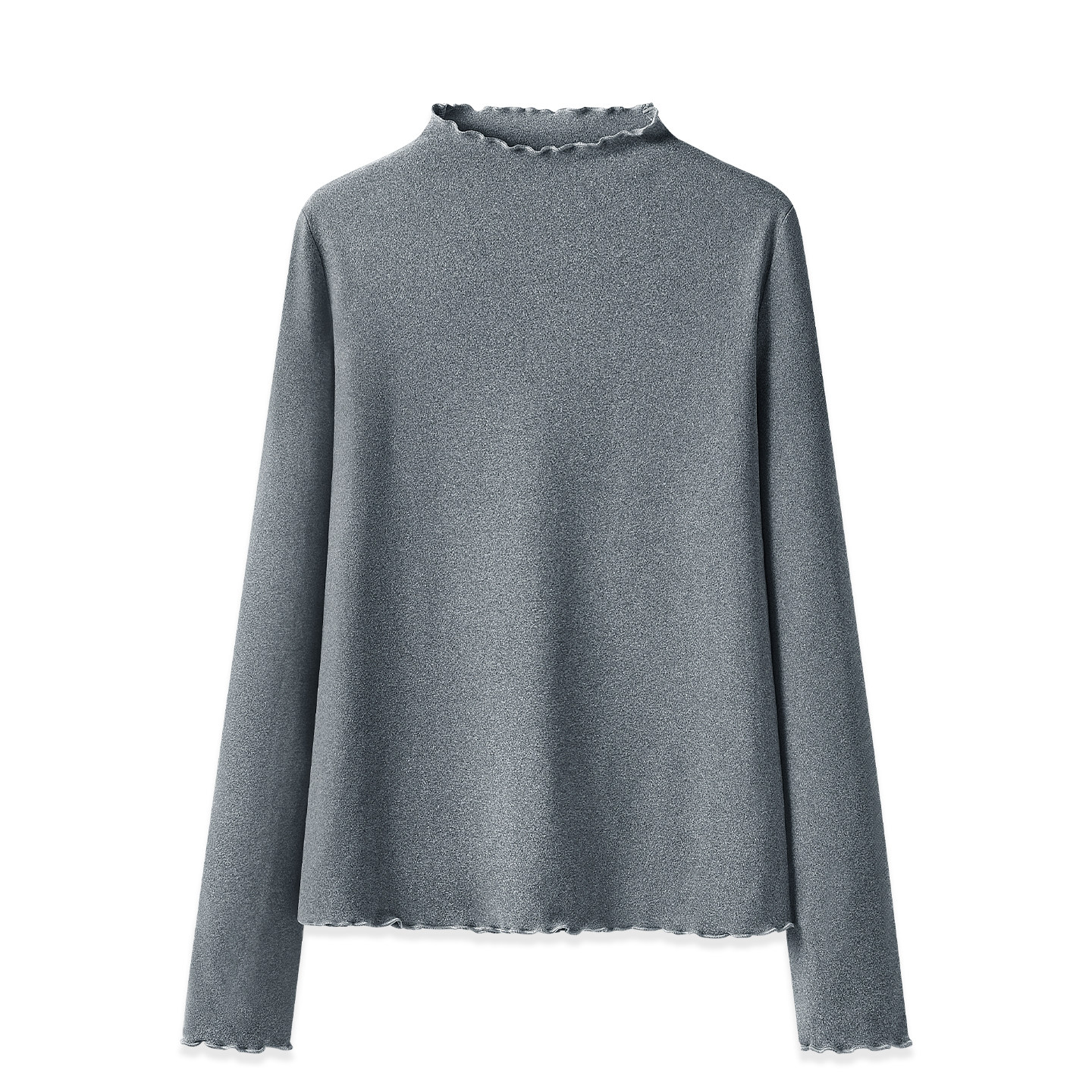 都市丽人半高领打底衫女冬2025新款保暖内搭双面绒德木耳边上衣Y,淘宝优惠券,粉丝福利购,淘宝优惠卷