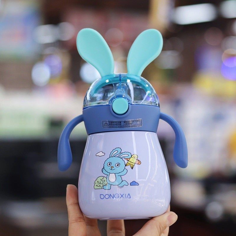 儿童保温杯大肚肚316不锈钢带吸管学饮杯小容量喝水喝奶杯子防摔,淘宝优惠券,粉丝福利购,淘宝优惠卷