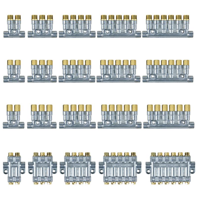 容积式定量分油器注塑机快插车床油排数控机床润滑油路泄压分配阀 - 图1