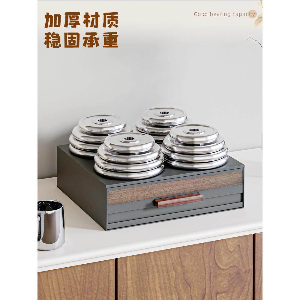 咖啡机收纳架展示桌咖啡角布局抽屉式咖啡器具收纳盒咖啡杯收纳架,淘宝优惠券,粉丝福利购,淘宝优惠卷
