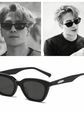 王嘉尔同款墨镜gm猫眼小框复古防紫外线高级感太阳眼镜男圆脸开车