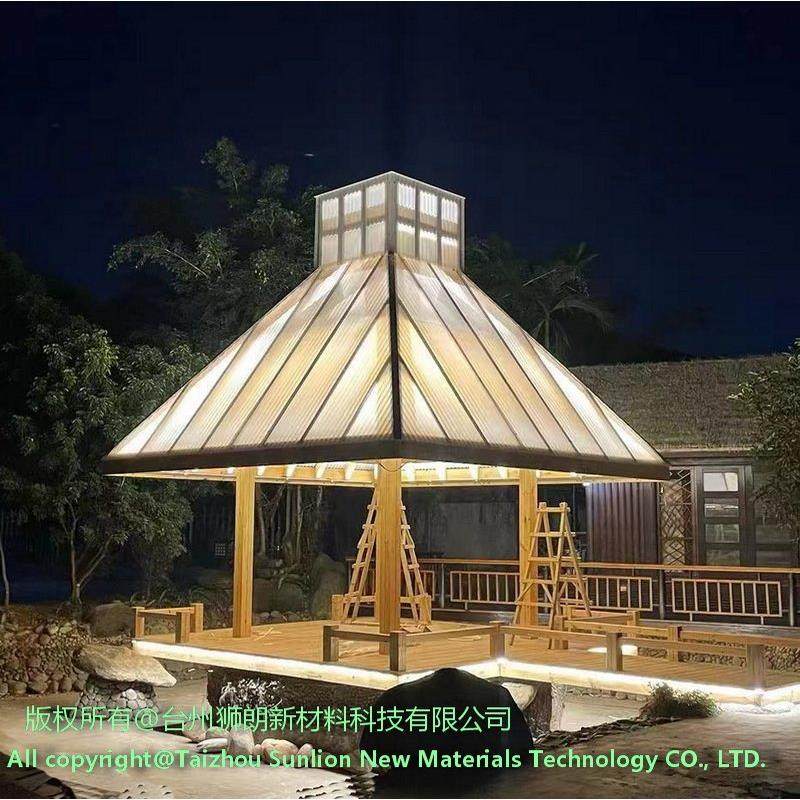 2mm厚白色光扩散PC波浪瓦采光瓦防晒隔热阳光板雨棚板透光不透明,淘宝优惠券,粉丝福利购,淘宝优惠卷