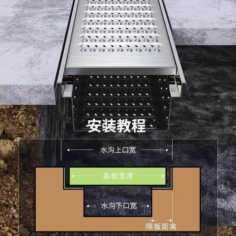 304不锈钢排水沟盖板厨房下水道地沟明沟格栅盖板雨水槽篦子定制,淘宝优惠券,粉丝福利购,淘宝优惠卷