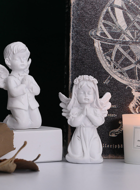 北欧祈祷天使小摆件丘比特工艺品装饰摆件氛围烘托桌面橱窗装饰品