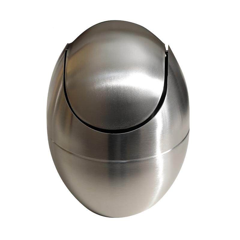 轻桌面垃奢值圾F5M72315桶高颜小型桌上餐桌迷蛋形垃圾桶台你面意,淘宝优惠券,粉丝福利购,淘宝优惠卷