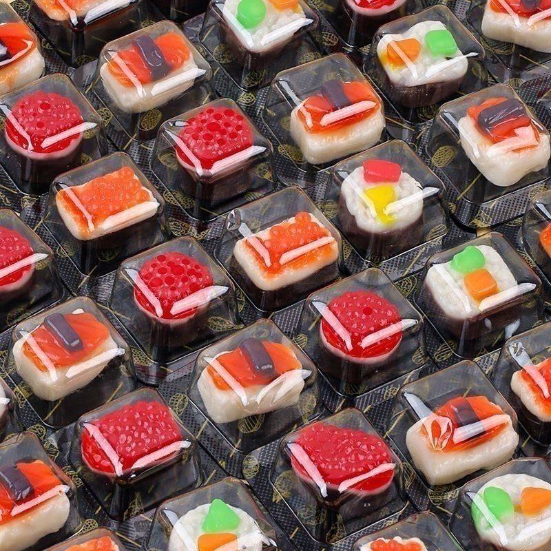 寿司造型软糖儿童零食过家家食玩寿司软糖套餐点心橡皮糖高颜值糖,淘宝优惠券,粉丝福利购,淘宝优惠卷