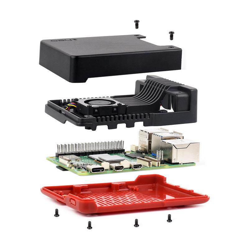 Raspberry Pi 5th generation special aluminum alloy chassis with built-in cooling fan ARGONNEO aluminum alloy chassis