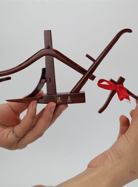 檀木工艺品,花梨木五谷丰登摆件实木民俗装饰品水风车微缩模型