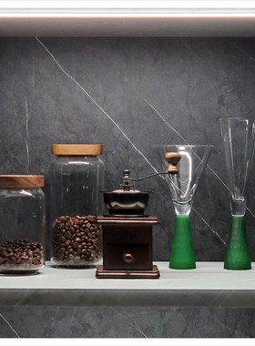 现代家居陶瓷样板间道具软装饰品酒具简约玻璃酒柜组合摆件