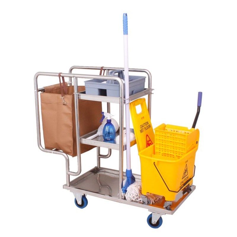 保洁车多功能清洁车酒店布草车不锈钢宾馆物业工具手推垃圾极车,淘宝优惠券,粉丝福利购,淘宝优惠卷