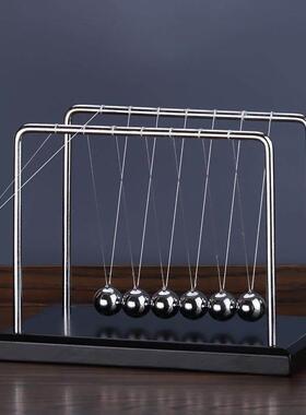 牛顿摆球单摆波实验碰碰球混沌摆锤碰撞球摇摆球平衡物理书籍桌摆