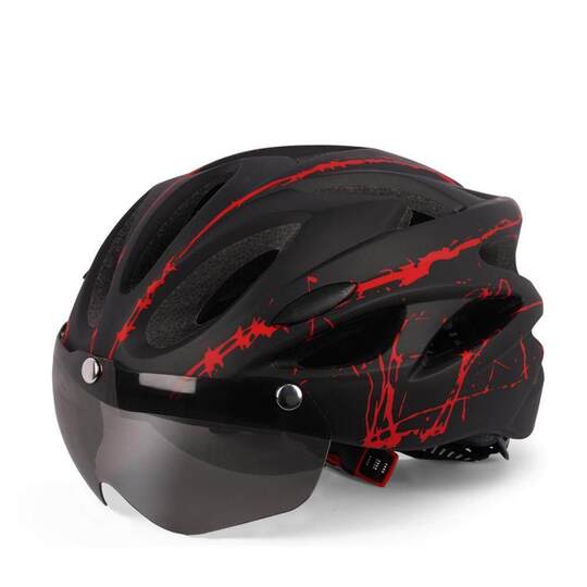 Meituan special delivery helmet for takeaway riders, one-piece helmet with goggles, cycling helmet, porous, breathable and ultra-light in summer