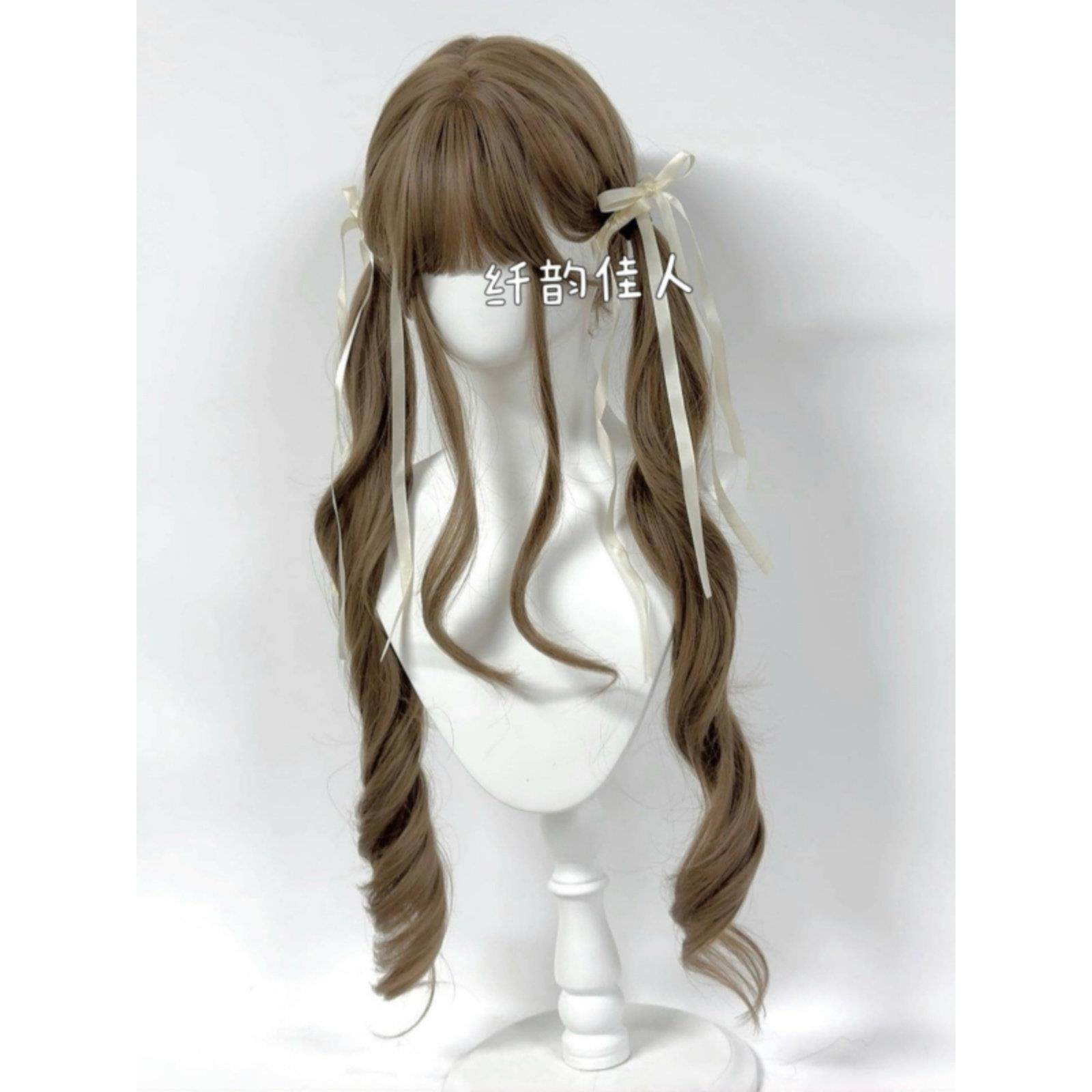 【扎好双马尾】纤韵佳人假发女80cm长卷发jk甜美lolita少萝同款,淘宝优惠券,粉丝福利购,淘宝优惠卷