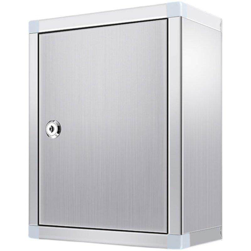 不锈钢五金小工具箱子户外挂墙收纳盒大号家用铁皮带锁壁挂式储物,淘宝优惠券,粉丝福利购,淘宝优惠卷