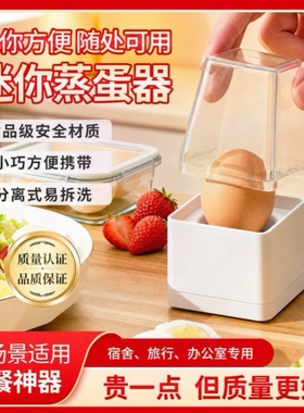 多功能学生宿舍专用煮蛋器办公室迷你蒸蛋器早餐机蒸包机一人静音