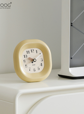 DOOG客厅卧室创意座钟玄关时钟装饰品电视柜高级感桌面摆件