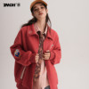 Floral embroidery American couple baseball uniform
