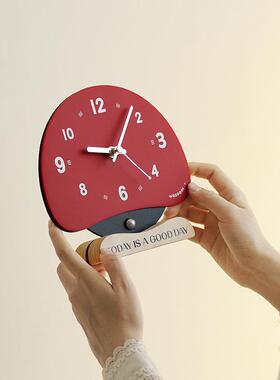 OZOOM玄关时W钟摆件家表客厅电视柜创意钟桌面居摆台式装TYOS879