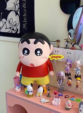 蜡笔小新手办摆件大号可爱礼物家装客厅景品野原新之助樱桃小丸子