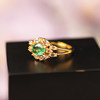 QUEENA.Z 2026 New Designer Series Women’s Emerald Ring-Gold HH720818003-1