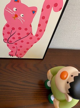 胖虎模型桌面摆件办公桌家居饰品客厅玄关装饰品摆件呆萌家居装饰